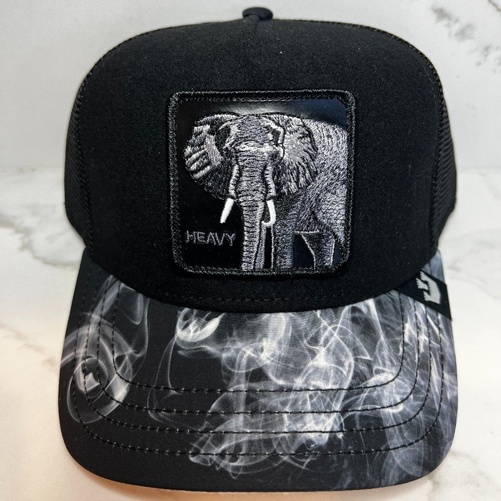 NEW Goorin Brothers Farm Trucker Hat -ELEPHANT "HEAVY"